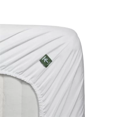 wit percale katoenen hoeslaken