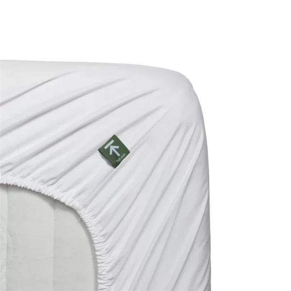 wit percale katoenen hoeslaken