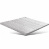 witte tweepersoons topper voor op het matras met een vulling van traagschuim