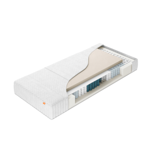 matras met pocket vering kern en latex afdek